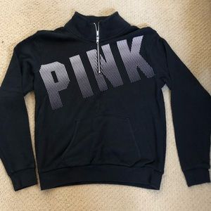 S PINK Quarter Zip